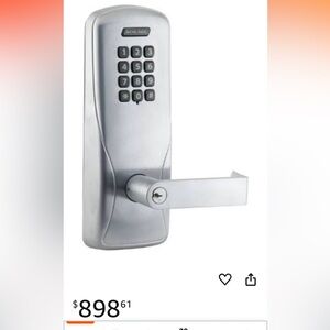 Commercial Duty Schlage Silver Door Entrance Lock